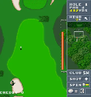 Birdie Try (Japan) screen shot game playing